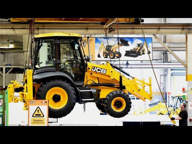 JCB tractor factory - Production Fastrac end Backhoe loaders