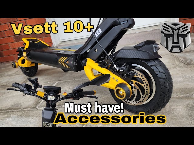 VSETT 10+ Electric Scooter Must Have Accessories!