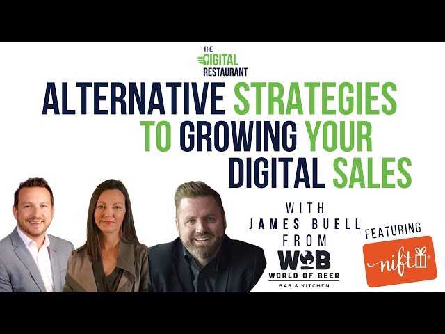 Alternative Strategies to Growing your Digital Sales w/ James Buell from World of Beer Bar & Kitchen