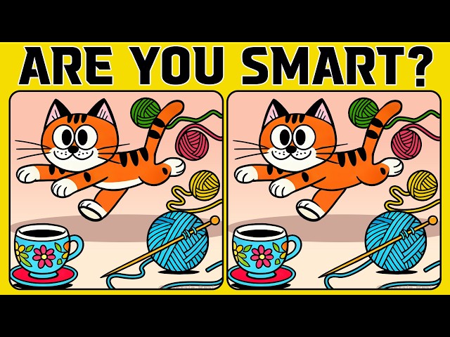 🧠🧩Brain Teaser Challenge: Spot the Differences (A Bit Tricky)