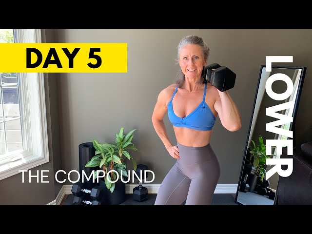 DAY 5 Dumbbell Workout LOWER BODY 30min at home