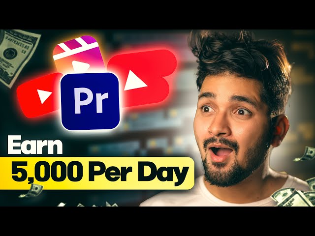 How To EARN ₹580,737  From Video Editing in ONE Month!