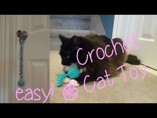 Easy Crochet Cat Toy