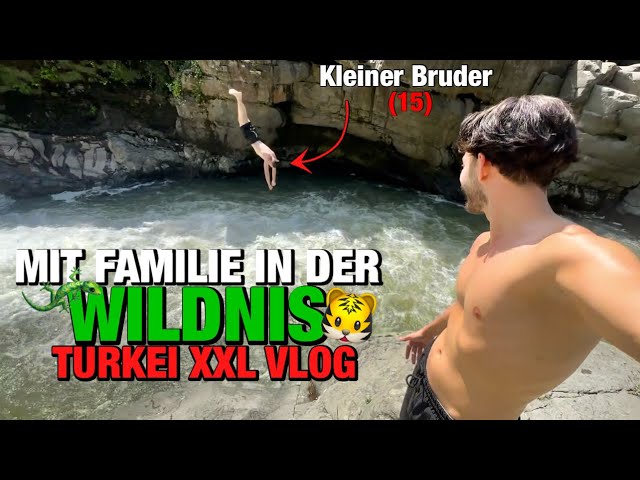 In der Wildnis schlafen mit Eltern | Wasserfälle & Lachanfälle😂 |XXL Türkei Vlog🇹🇷