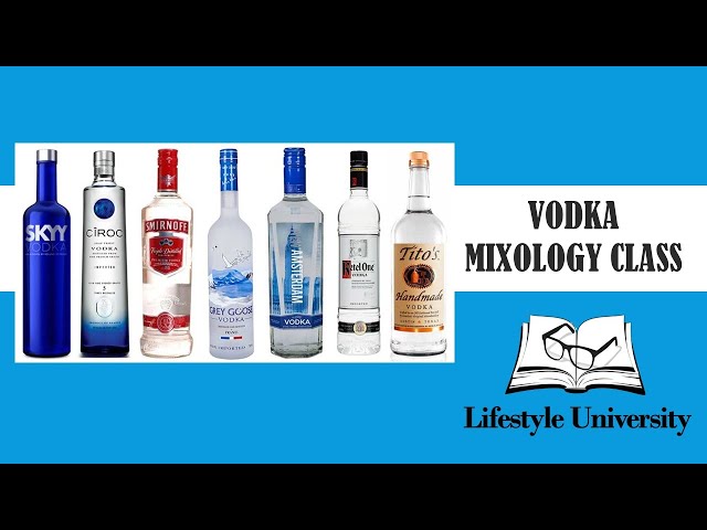 Lifestyle University Mixology Vodka Class