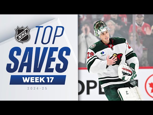 Top NHL Saves of Week 17 | 2024-25 Highlights