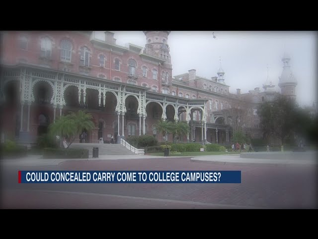 Florida lawmaker wants to allow concealed carry on college and university campuses