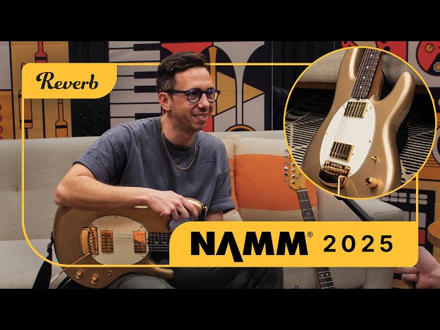 Cory Wong Shows Off His New Ernie Ball Music Man Signature StingRay II at NAMM 2025