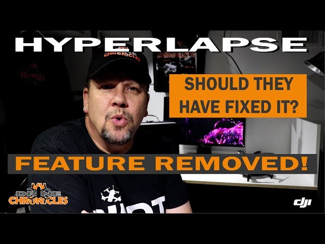 DJI Mavic 2 Hyperlapse Speed Slider Feature Removed