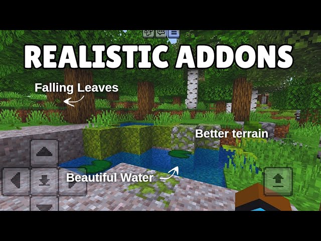 FREE Addons that make MCPE Realistic!