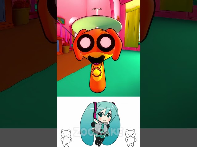 MIKU HATSUNE INCREDIBOX SPRUNKI CHIPI CHAPA HORROR BAILEY ZOMBIE vs JELLY FISH POPPY IN Garry's Mod