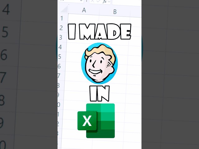 I made Fallout in Excel! #excelgaming