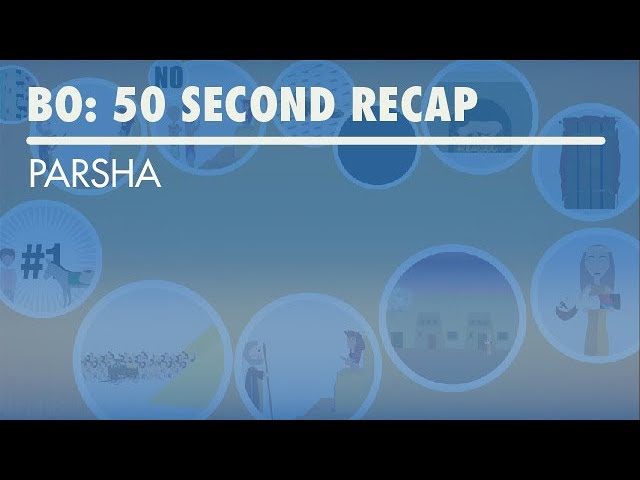 Parshat Bo: 50 Second Recap