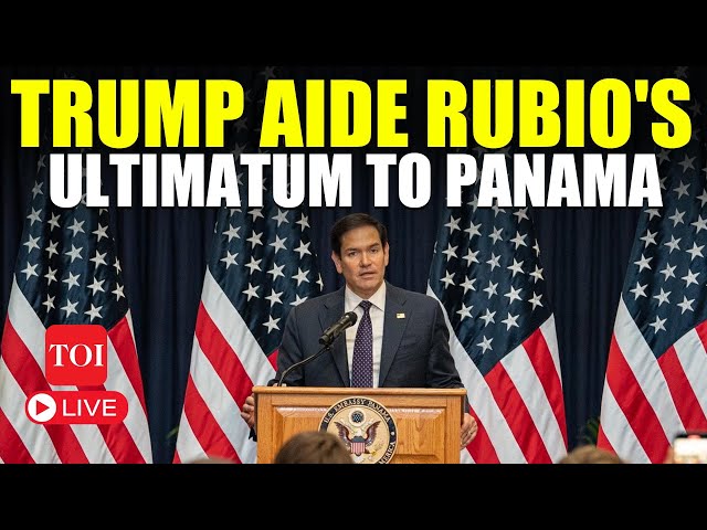 Marco Rubio ADDRESS LIVE: Trump Aide Warns Of US Action On Panama | 'Reduce China Influence Or...'