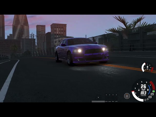 BeamNG.Drive- Dodge Charger R/T cruise