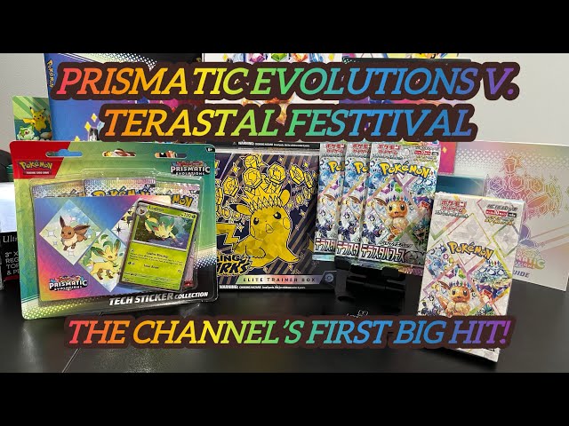 Pokemon Prismatic Evolutions Pack Battle! The Channel’s First Big Hit! #pokemon