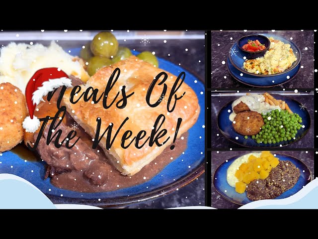 Meals Of The Week Scotland | 2nd - 8th December | UK Family dinners :)