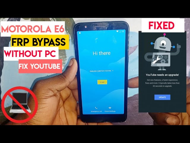 Moto E6 (xt2005) Frp/Google Lock Bypass Without Pc Android 9 | motorola xt2005-4 frp bypass