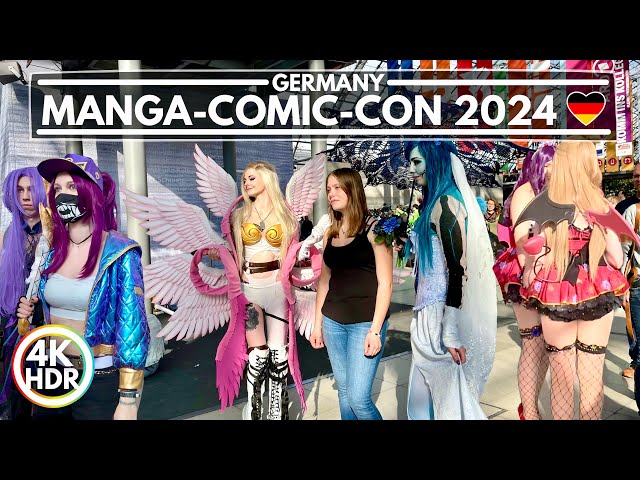 Manga Comic Con 2024! Germany's Big Manga and Comic Fair in Leipzig, 4K-HDR Full Walking Tour