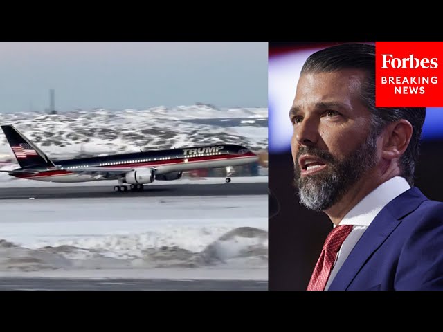 WATCH: Donald Trump Jr.’s Plane Lands In Greenland As President-Elect Eyes Territory Ownership