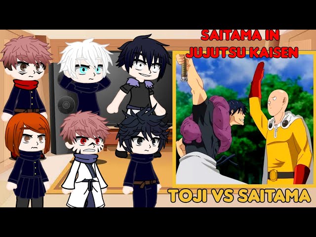 Jujutsu Kaisen react to Saitama in Jujutsu Kaisen|| TOJI VS SAITAMA ✨