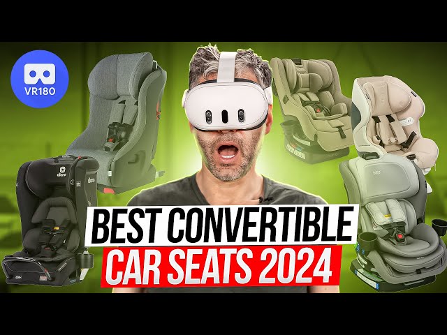 Best Convertible Car Seats 2024 in 3D - VR 180 - Nuna Rava, Babyark, Diono, Britax, Clek Foonf