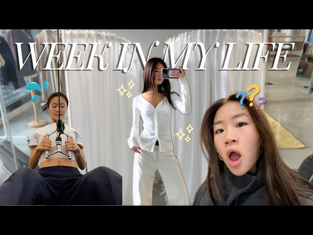 WEEK IN MY LIFE LIVING ALONE | college life, cooking, gym routine, shopping