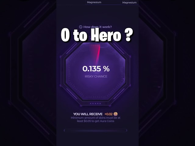 0 to Hero (0,135 %) #casebattles #cs2 #gaming #cs2gambling #csgo #skins #upgrade