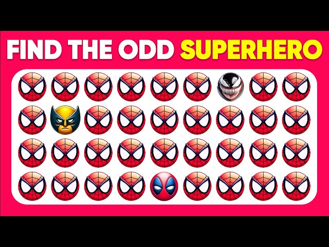 Find The ODD One Out - Avengers Edition 🦸‍♂️🦸 Emoji Quiz