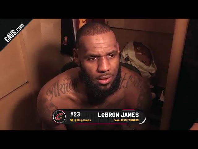 LeBron James Postgame Interview / Cavaliers vs Clippers / Nov 2017