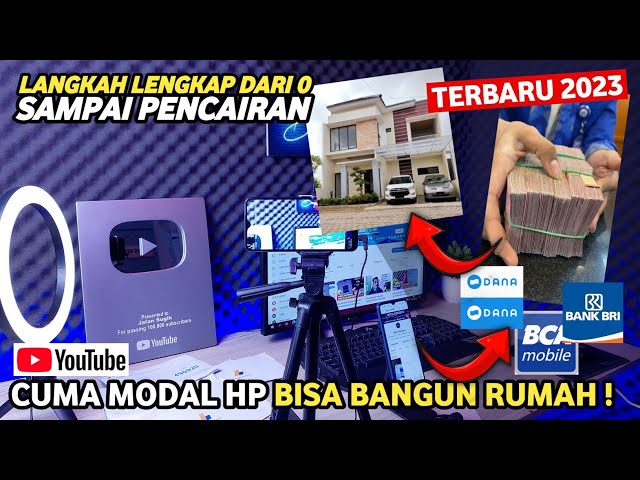 Cara Menjadi YouTuber Pemula Dari 0 Besar Sampai Dapat Uang ⁉️ MODAL HP 2023