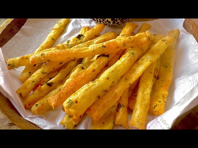 Crispy Potato Sticks In Air Fryer | Easy Potato Snacks At Home