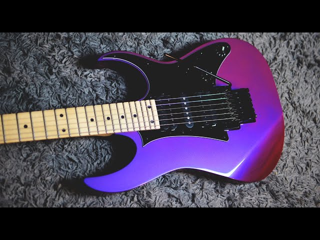 My new guitar: Ibanez RG550 (Dj)enesis Purple Neon!