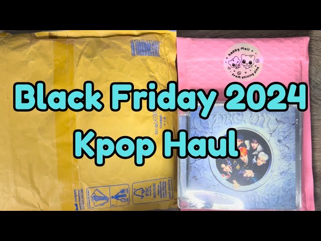 Black Friday 2024 Kpop Haul (SHINee & NCT)