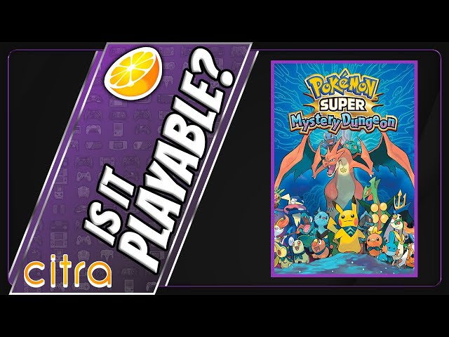 Is Pokemon Super Mystery Dungeon Playable? Citra Gameplay [Beelink GTR6]