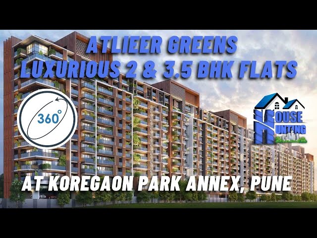 360 degree video of spacious & Luxurious 2&3 BHK |Atelier Greens by Adani Realty | Koregaon Park NX