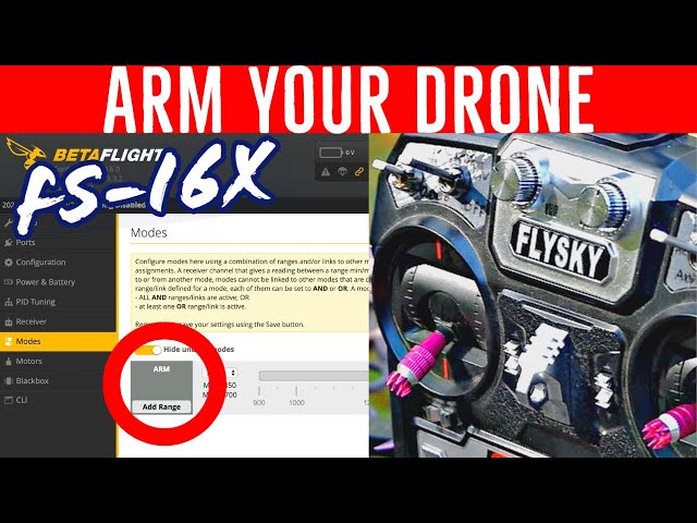 How to Set Up ARM Switch for Your Drone ⚠️ Flysky i6X, i6, i6S, Wizard X220, Betaflight