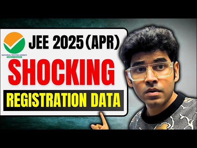 Shocking Registration Data | Competition 📈JEE Main 2025 #jeemain2025