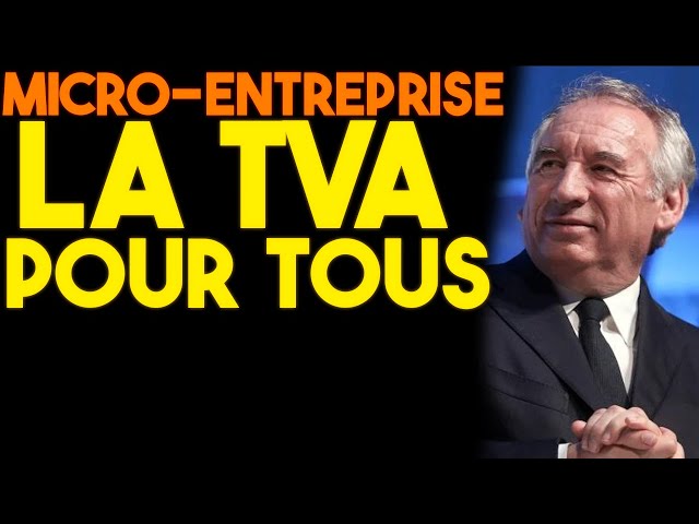 Micro-Entreprises: Ce que nous prévoyait Bayrou