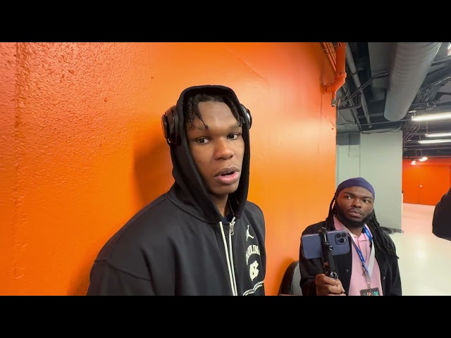 UNC Basketball: Ven-Allen Lubin Post-Clemson Interview