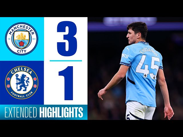 Abdukodir Khusanov TERRIBLE MISTAKE | Manchester City vs Chelsea 3-1 Highlights | Premier League