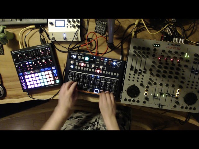 Mostly Breakbeat Jam with Circuit Mono Station, Drumbrute Impact and SH-01a