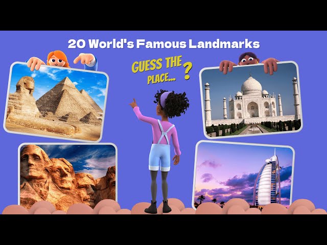 20 World's Famous Landmarks Quiz ⛰️ 🌄 🗼 🗽