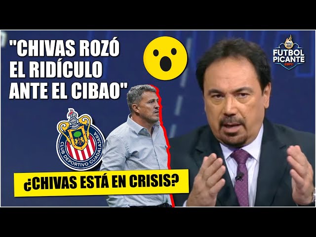 CHIVAS HIZO EL MILAGRO y empató vs CIBAO. Estuvo a un minuto de HACER EL RIDÍCULO | Futbol Picante