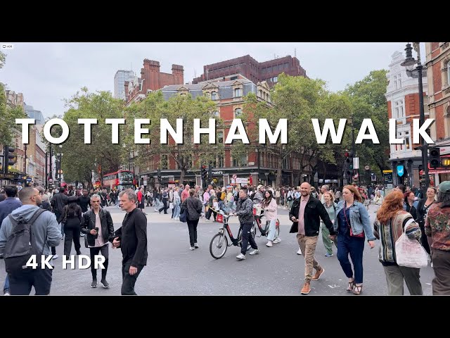 London ASMR Walk: Tottenham to Embankment via Trafalgar