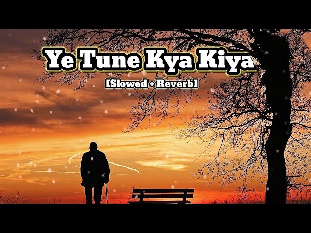 Ye Tune Kya Kiya Lofi Song | Ye Tune Kya Kiya - Lofi (Release) | @JavedBashirMusic