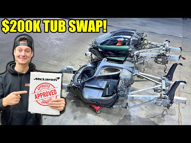 Rebuilding The Rarest Wrecked Mclaren Senna PART 4!!!