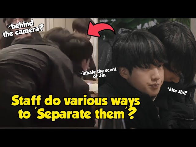 This is the basic reason why Big Hit staff Make Jin and Jungkook seem less clingy in public?!