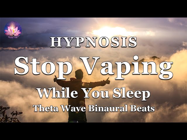 Stop Vaping Sleep Hypnosis, Deep Sleep To Follow Due To Theta Wave & 432 Hz Binaural Beats