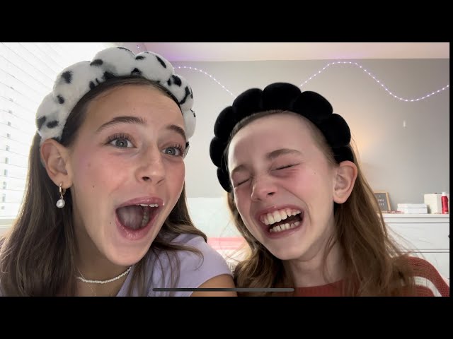 SWITCHING make up and skincare routines with my 11 YEAR OLD SISTER